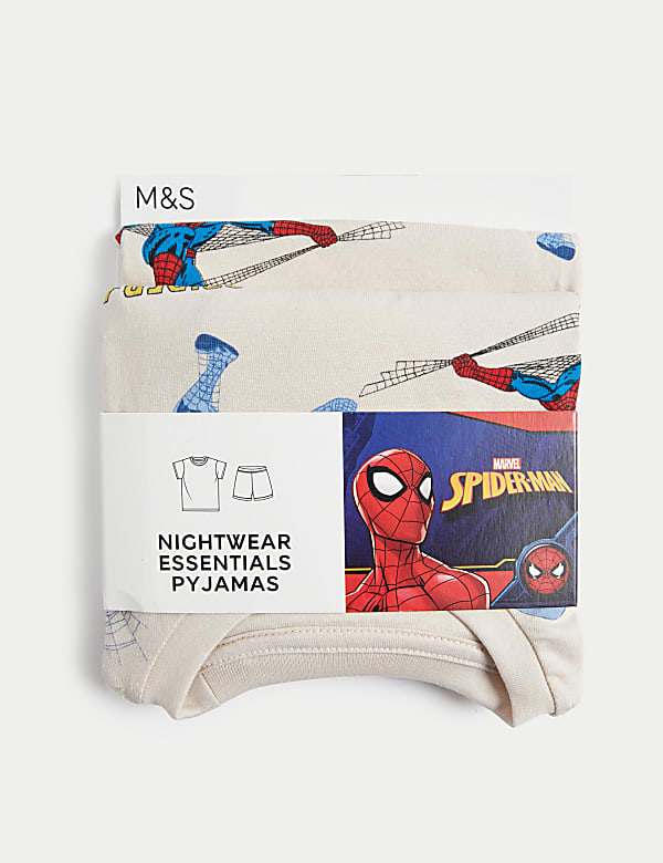 Pure Cotton Spider-Man™ Pyjamas (2-8 Yrs)