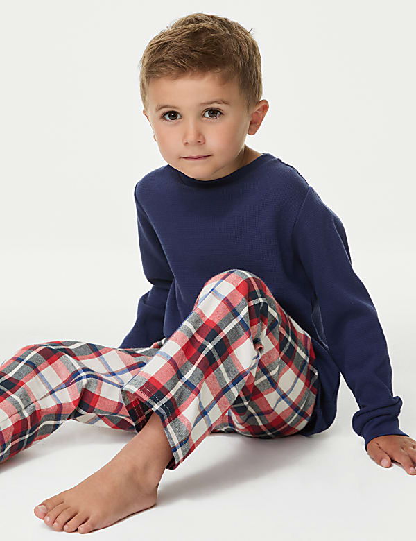 M&s red check pyjamas clearance