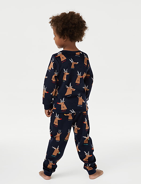 Buy Velour Reindeer Pyjamas 1 8 Yrs at Marks Spencer