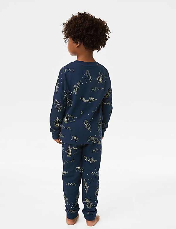 Pure Cotton Space Pyjamas (1-8 Yrs)