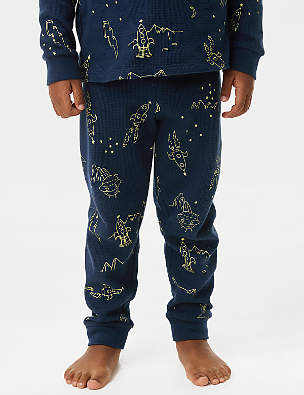 Pure Cotton Space Pyjamas (1-8 Yrs)