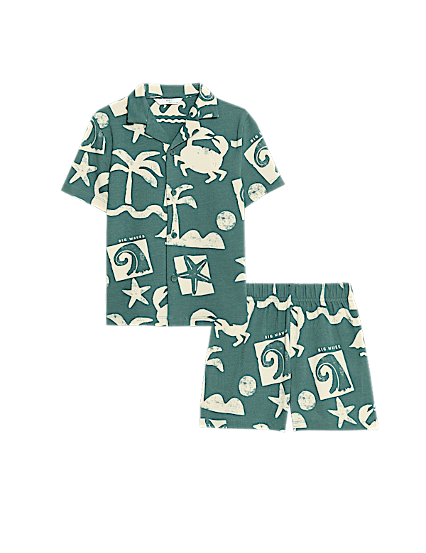 Cotton Rich Printed Pyjamas (1-16 Yrs)