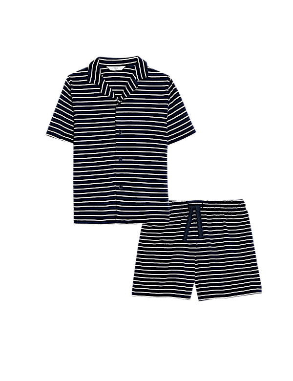 Cotton Rich Striped Pyjamas (1-16 Yrs)
