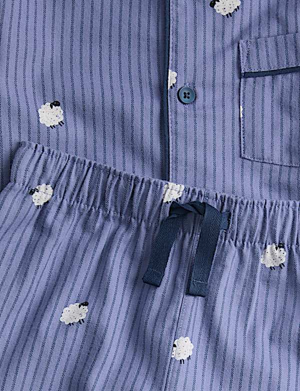 Pure Cotton Sheep Pyjamas (9 Mths - 8 Yrs)