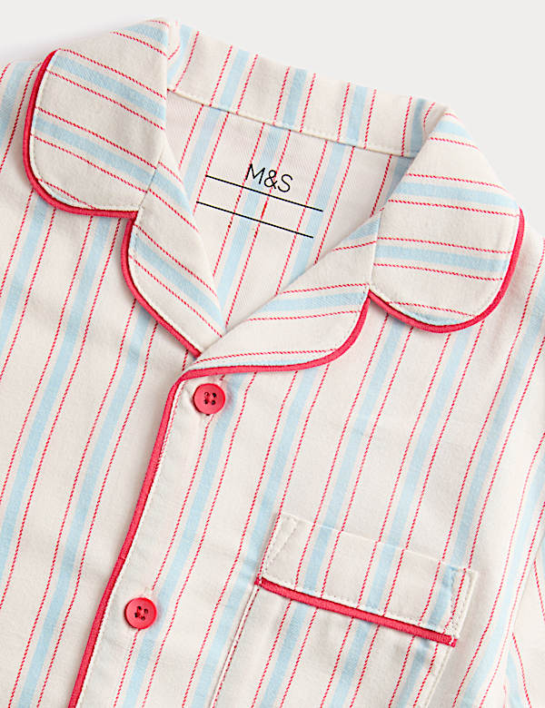 Pure Cotton Striped Pyjamas (9 Mths-8 Yrs) - HR