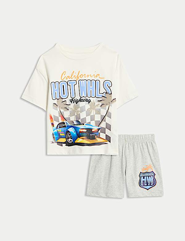Pure Cotton Hot Wheels™ Pyjamas (2-8 Yrs) - BG