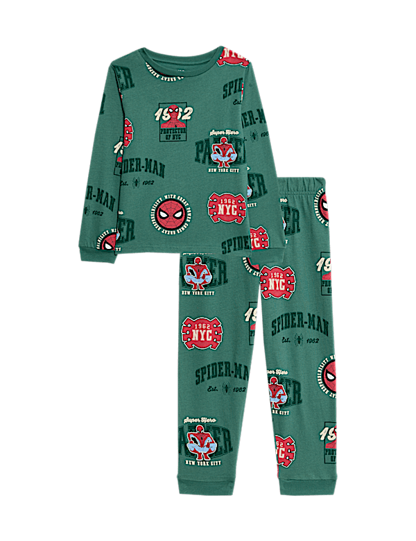 Pure Cotton Spider-Man™ Pyjamas (1-8 Yrs)