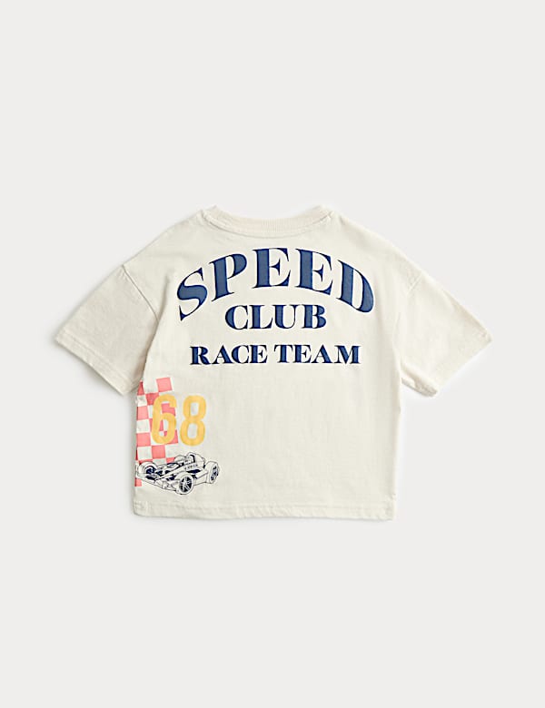 Pure Cotton Hot Wheels&trade; Pyjamas (1-8 Yrs)