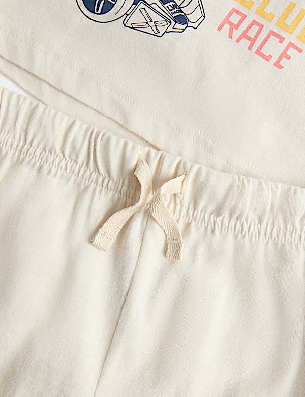 Pure Cotton Hot Wheels&trade; Pyjamas (1-8 Yrs)