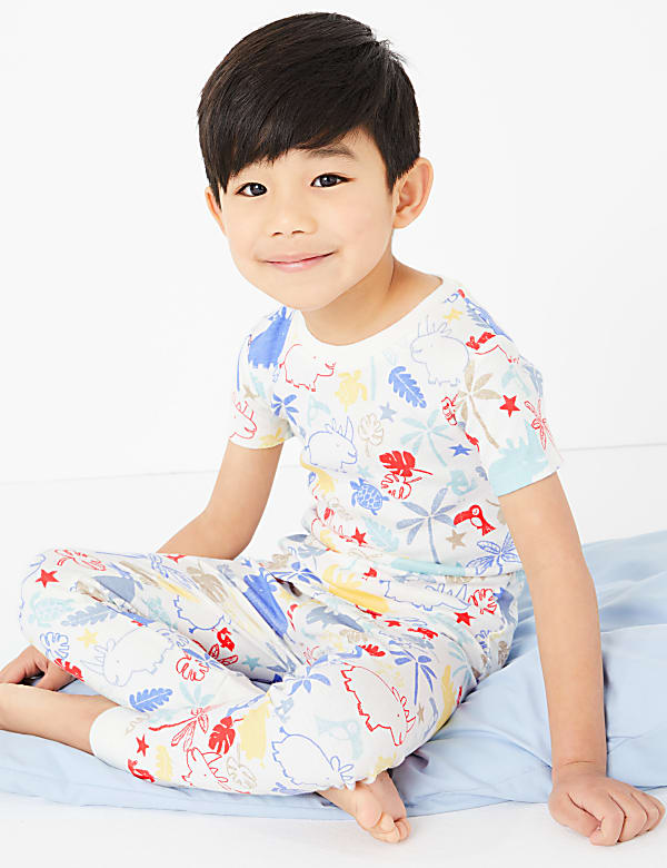 2 Pack Cotton Rhino Pyjama Sets (1-7 Yrs)