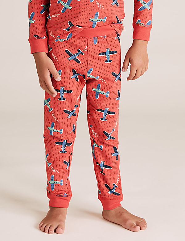 Cotton Rich Plane Pyjama Set (1-7 Yrs)