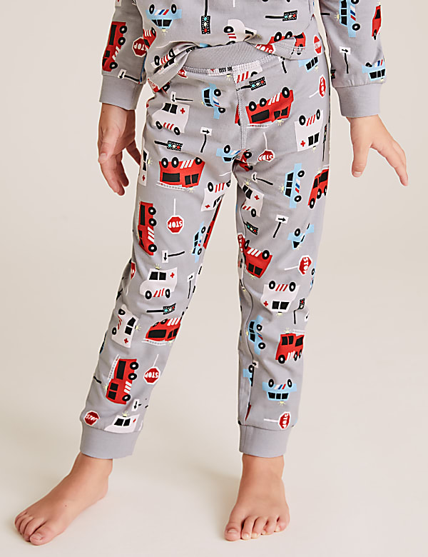 Cotton Rich Fire Engine Pyjama Set (1-7 Yrs)