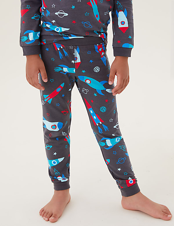 Cotton Rich Space Pyjamas (1-7 Yrs)