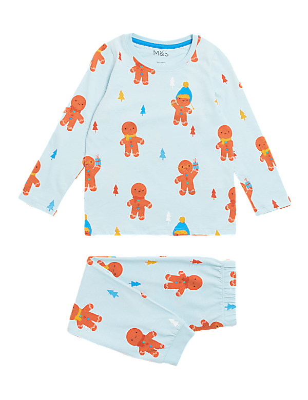 Pure Cotton Gingerbread Man Pyjamas