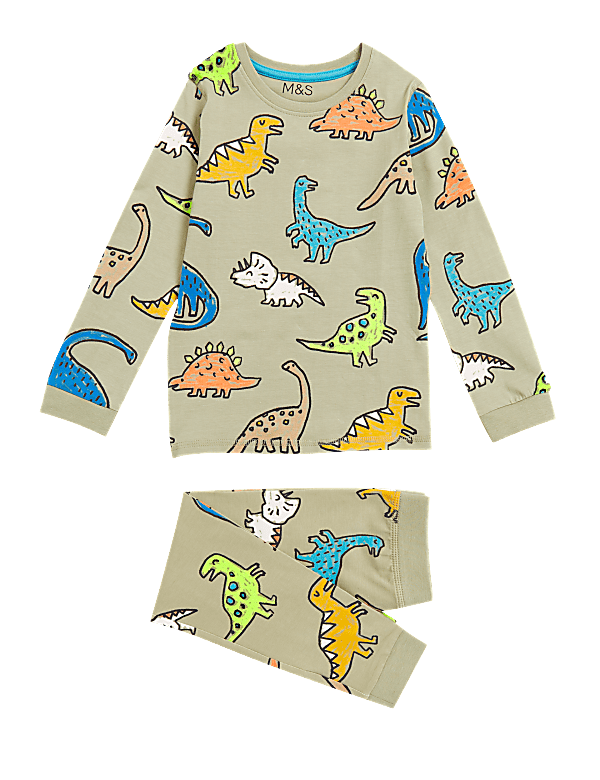 Cotton Rich Dinosaur Pyjamas (1-7 Yrs)