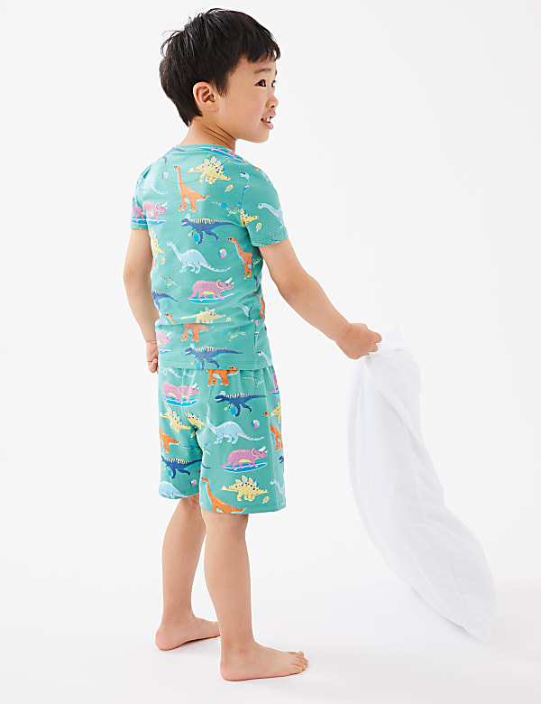 Cotton Rich Dinosaur Short Pyjamas (12 Mths - 7 Yrs)