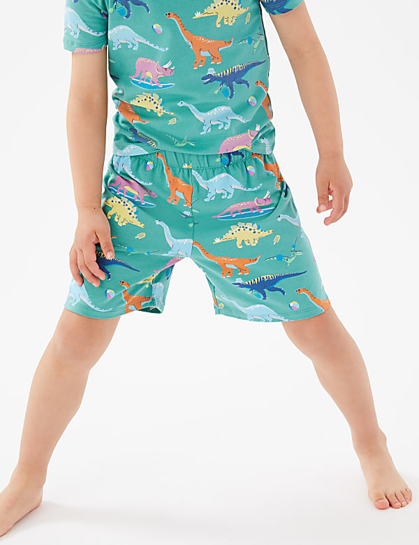 Cotton Rich Dinosaur Short Pyjamas (12 Mths - 7 Yrs)