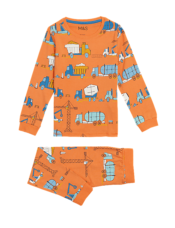 Cotton Rich Transport Print Pyjamas