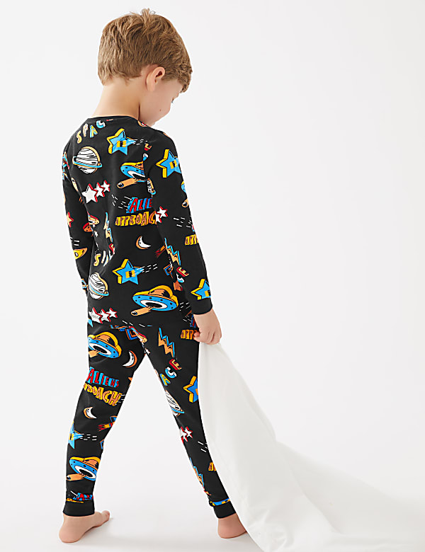 Cotton Rich Space Pyjamas (1-7 Yrs)