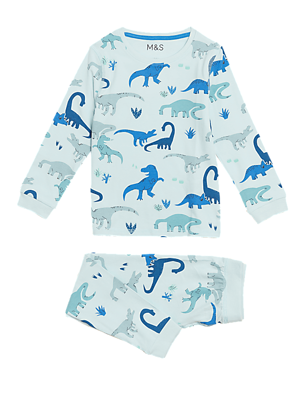 Cotton Rich Dinosaur Pyjamas (1-7 Yrs)