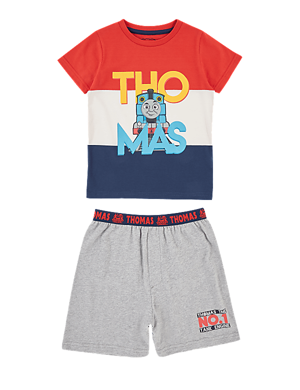 Pure Cotton Thomas & Friends™ Short Pyjama Set (1-7 Yrs)