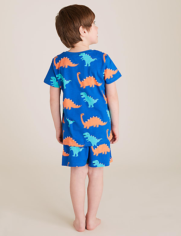 3pk Pure Cotton Short Pyjama Set (1-7 Yrs)