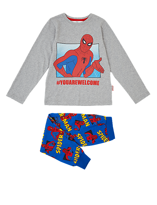 Pure Cotton Spider-Man™ Pyjama Set (3-8 Yrs)