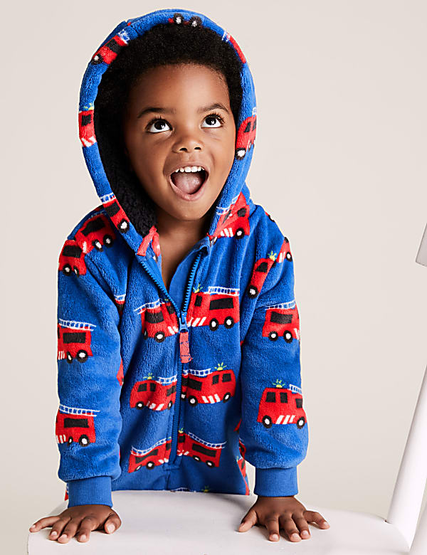 Fleece Print Onesie (1-7 Yrs)