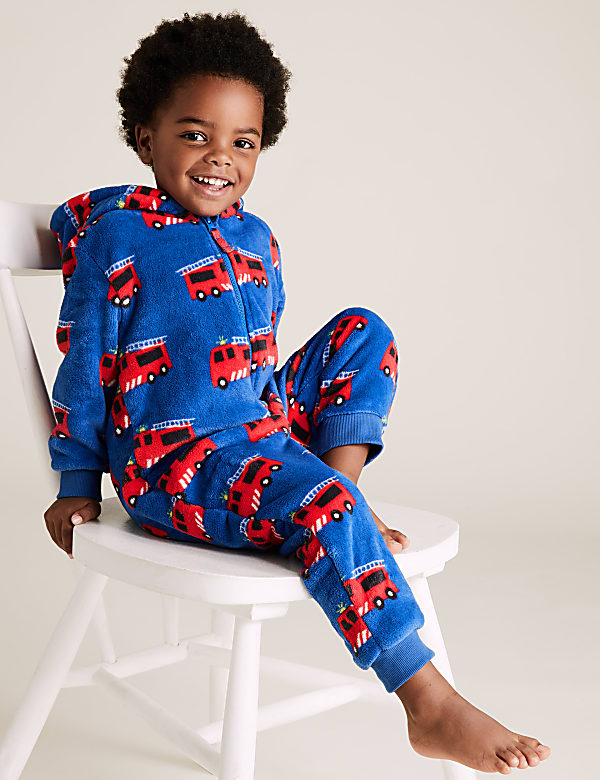 Fleece Print Onesie (1-7 Yrs)