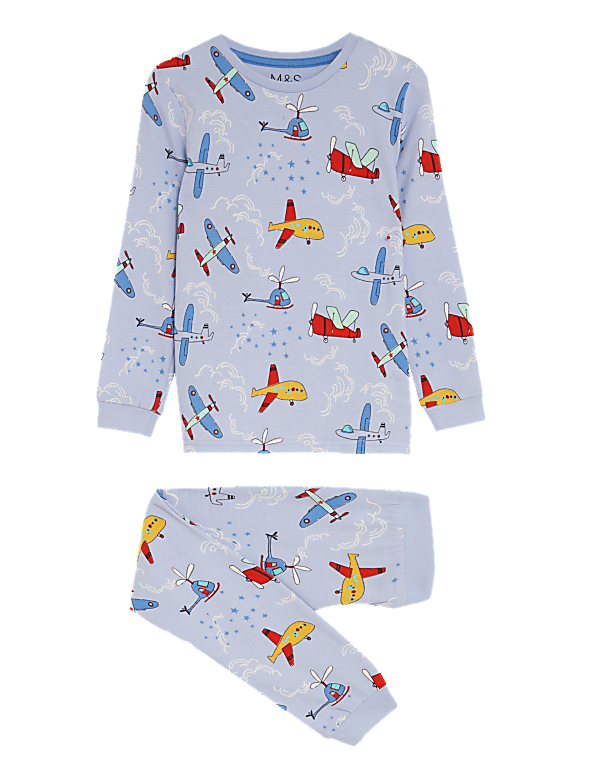 Cotton Rich Transport Pyjamas (1-8 Yrs)