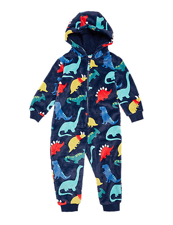 Fleece Dinosaur Onesie (1-7 Yrs)
