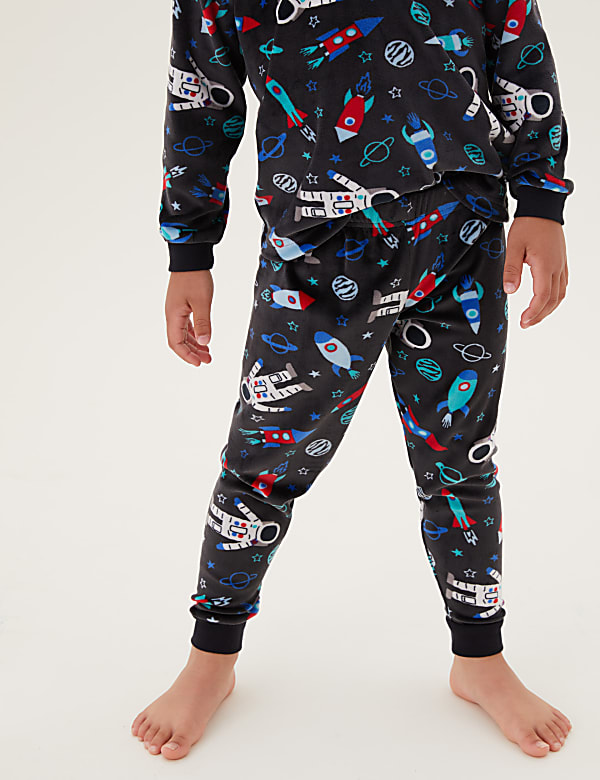 Velour Space Pyjamas (1 - 7 Yrs)