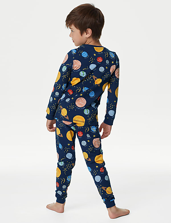 Cotton Rich Space Pyjamas (1-8 Yrs)