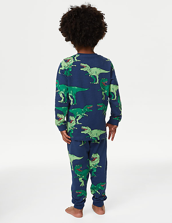 Pure Cotton Dinosaur Pyjamas (1-8 Yrs) - CZ