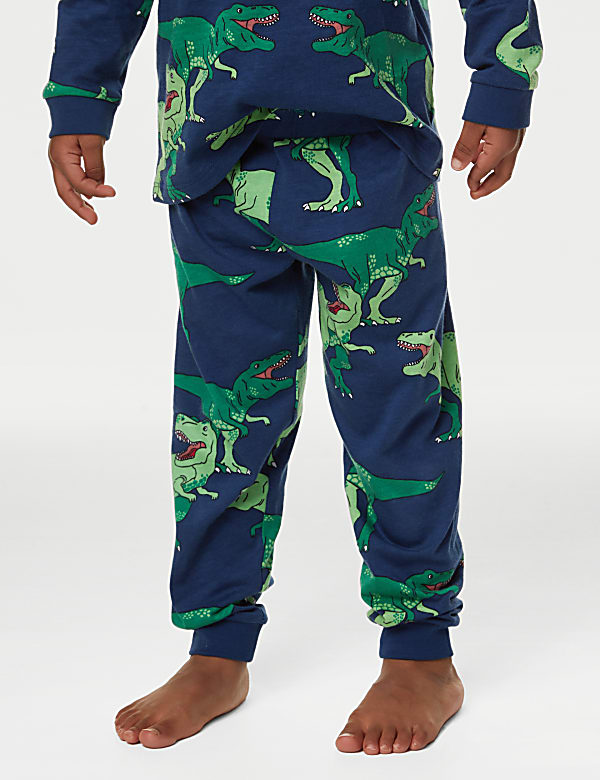 Pure Cotton Dinosaur Pyjamas (1-8 Yrs) - CZ