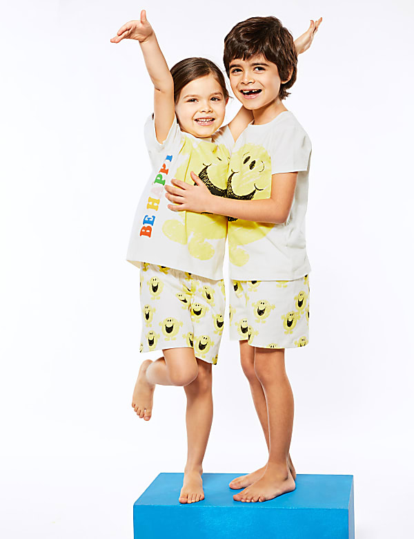Pure Cotton Mr Men&trade; Short Pyjama Set (1-7 Yrs)