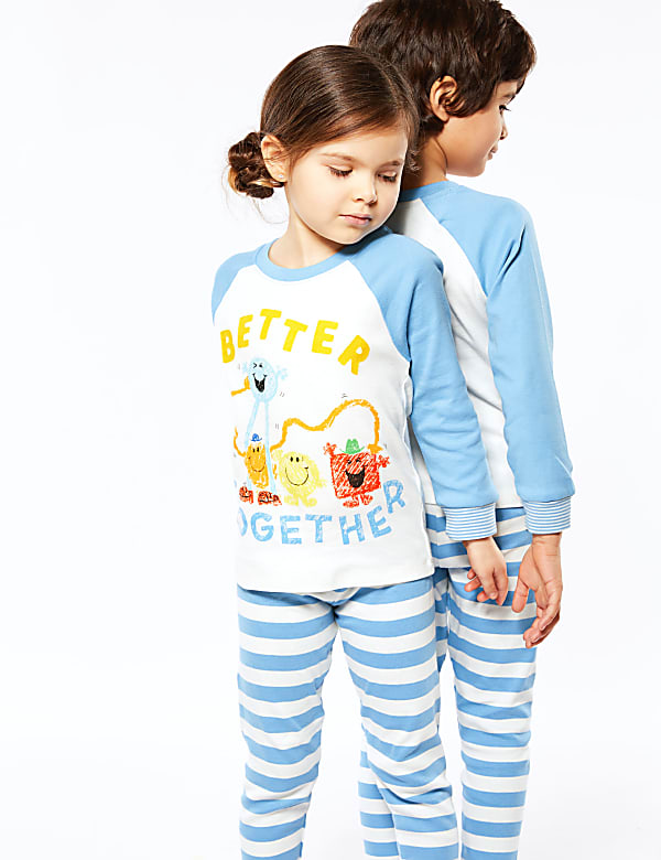 Pure Cotton Mr Men™ Pyjama Set (1-7 Yrs)