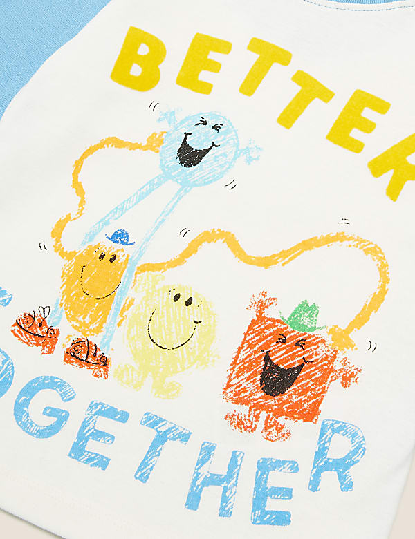 Pure Cotton Mr Men™ Pyjama Set (1-7 Yrs)