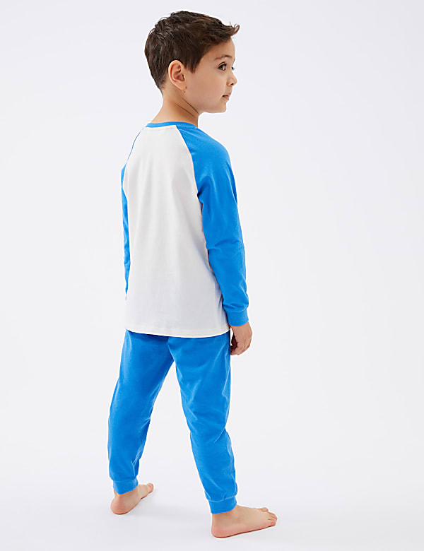 2 Pack Pure Cotton Transport Pyjama Sets (1-7 Yrs)