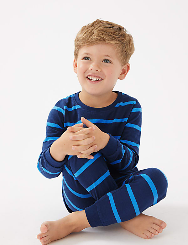 3pk Pure Cotton Printed Pyjama Sets (12 Mths - 7 Yrs)