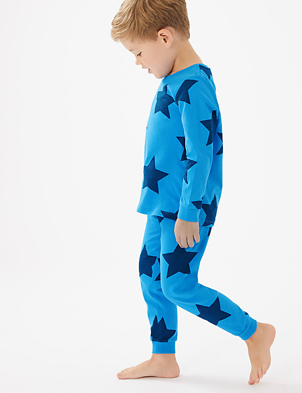 3pk Pure Cotton Printed Pyjama Sets (12 Mths - 7 Yrs)