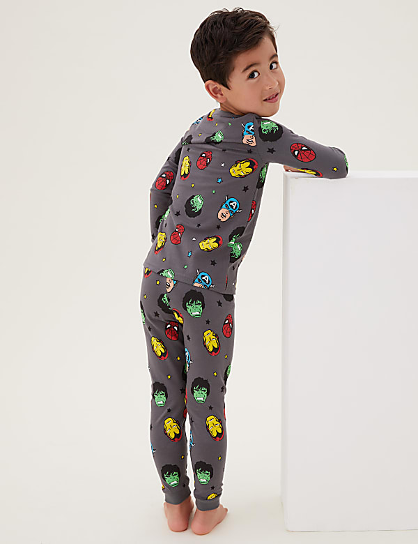 Marvel™ Cotton Pyjamas (3-12 Yrs)
