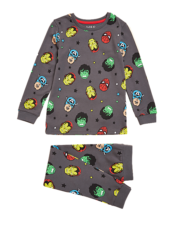 Marvel™ Cotton Pyjamas (3-12 Yrs)