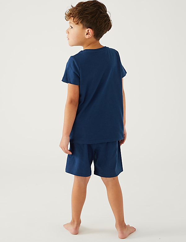 2pk Pure Cotton Transport Short Pyjama Sets