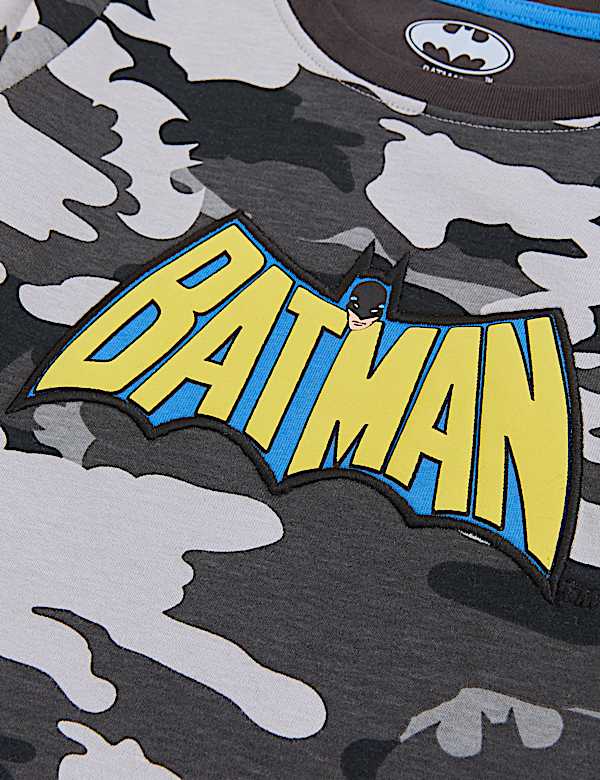 Pure Cotton Batman™ Camouflage Pyjamas (3-12 Yrs)
