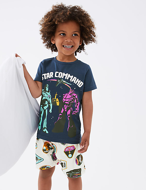 Buy Pure Cotton Buzz Lightyear Pyjamas 12 Mths 7 Yrs at Marks Spencer