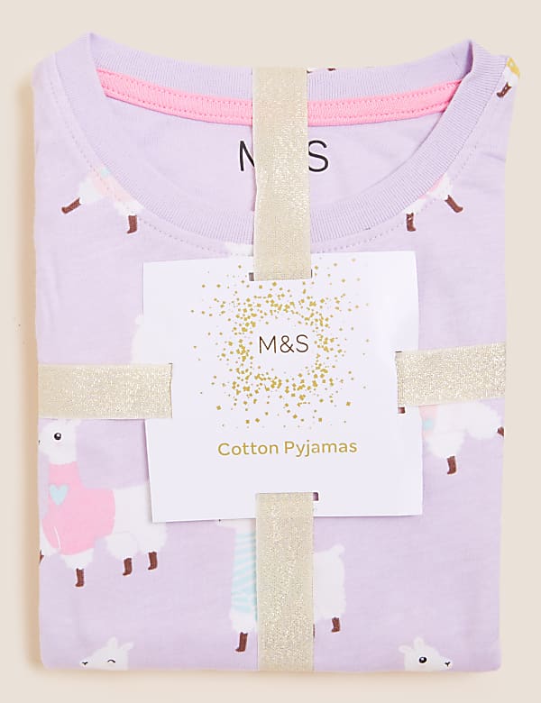 Pure Cotton Llama Pyjamas (1-7 Yrs)