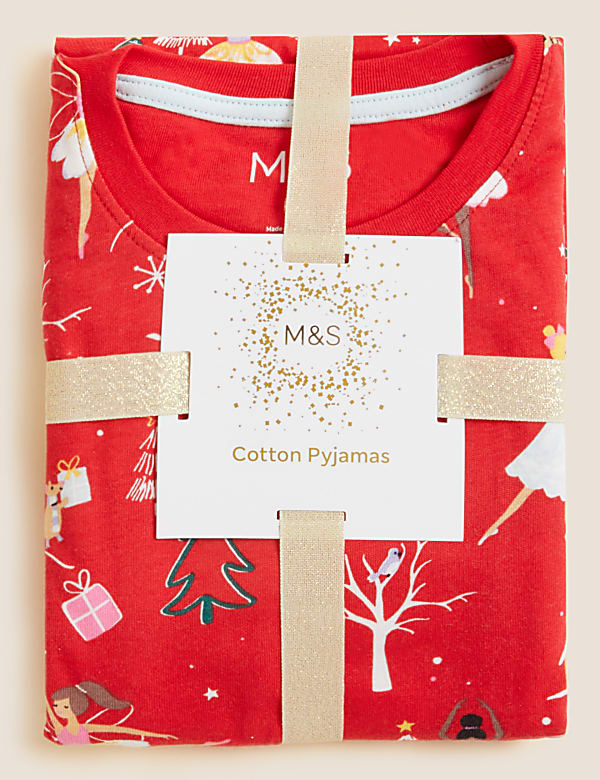 Pure Cotton Christmas Fairy Pyjamas