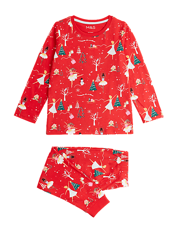 Pure Cotton Christmas Fairy Pyjamas