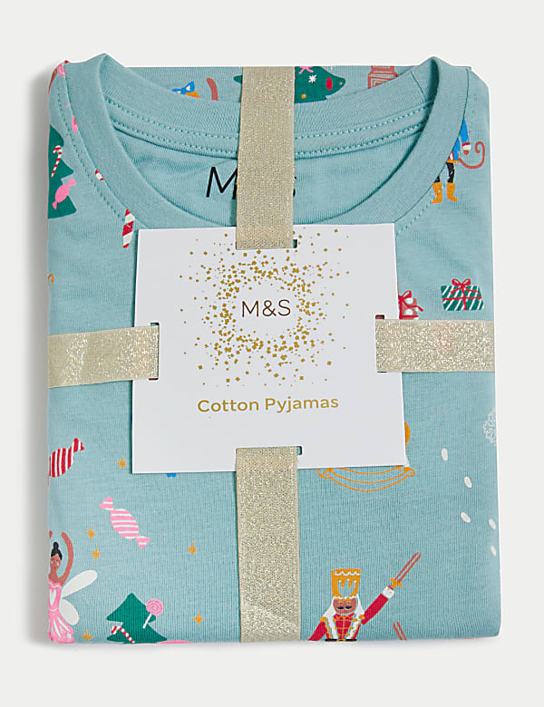 Pure Cotton Nutcracker Christmas Pyjamas (1-8 Yrs)